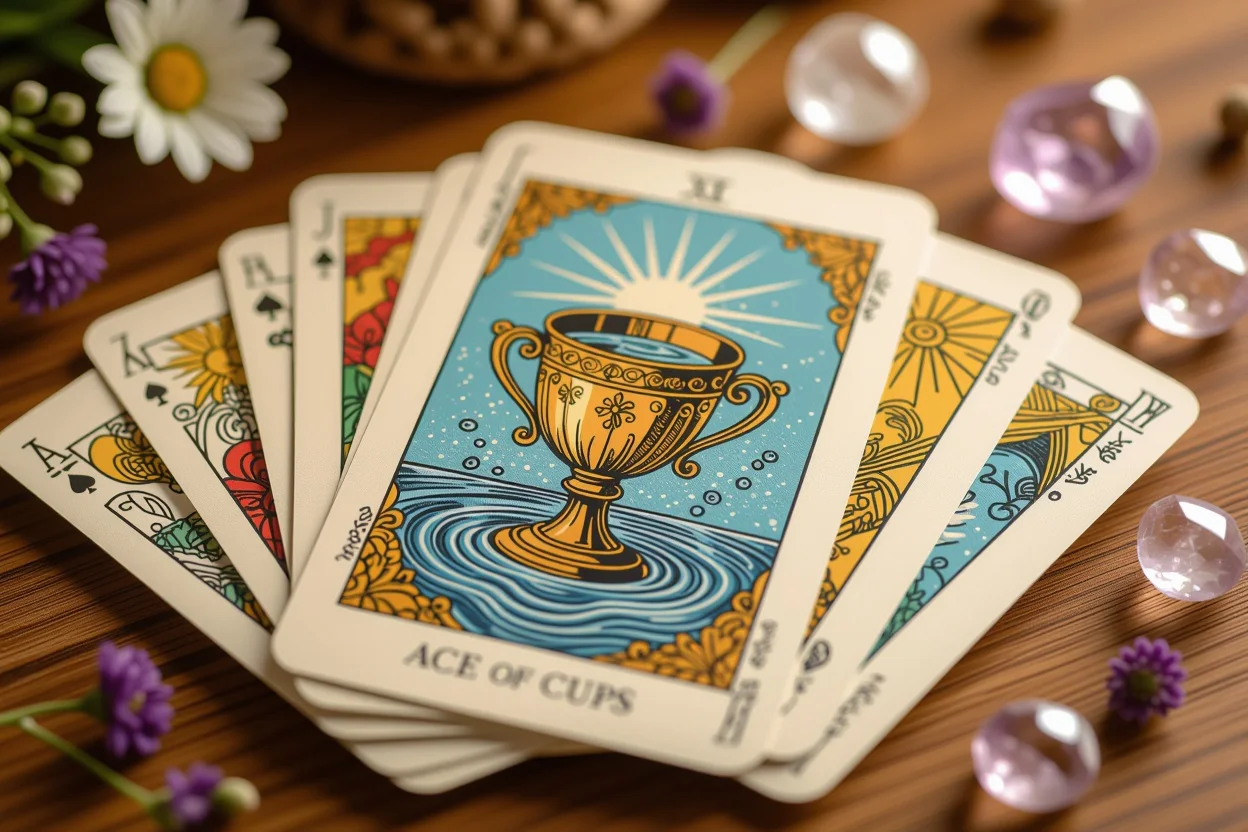 カップのスートタロットカードのエースと恋愛鑑定