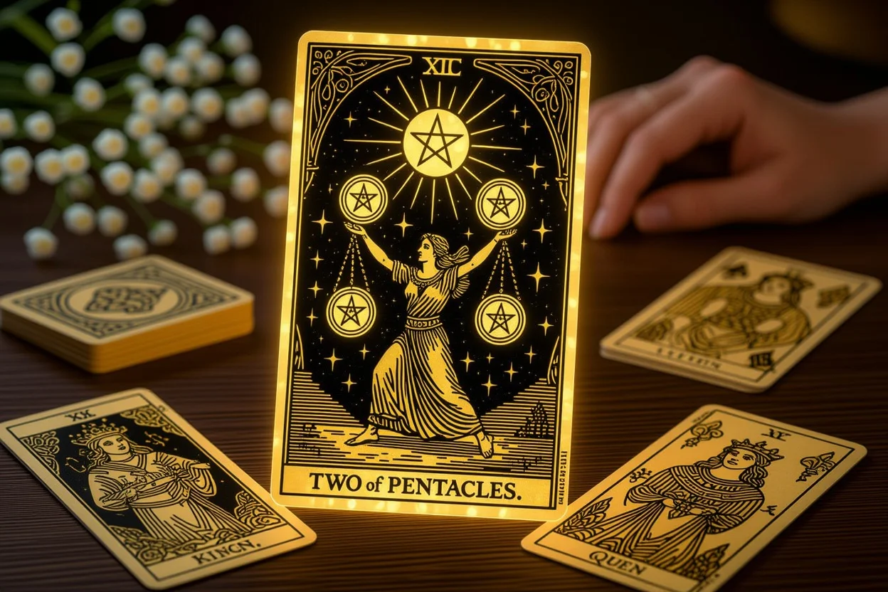ペンタクルの2 タロットカード 恋愛占い バランス
