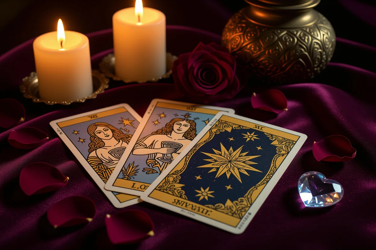 恋愛タロットカード占い - 心の壁を越える愛の導き