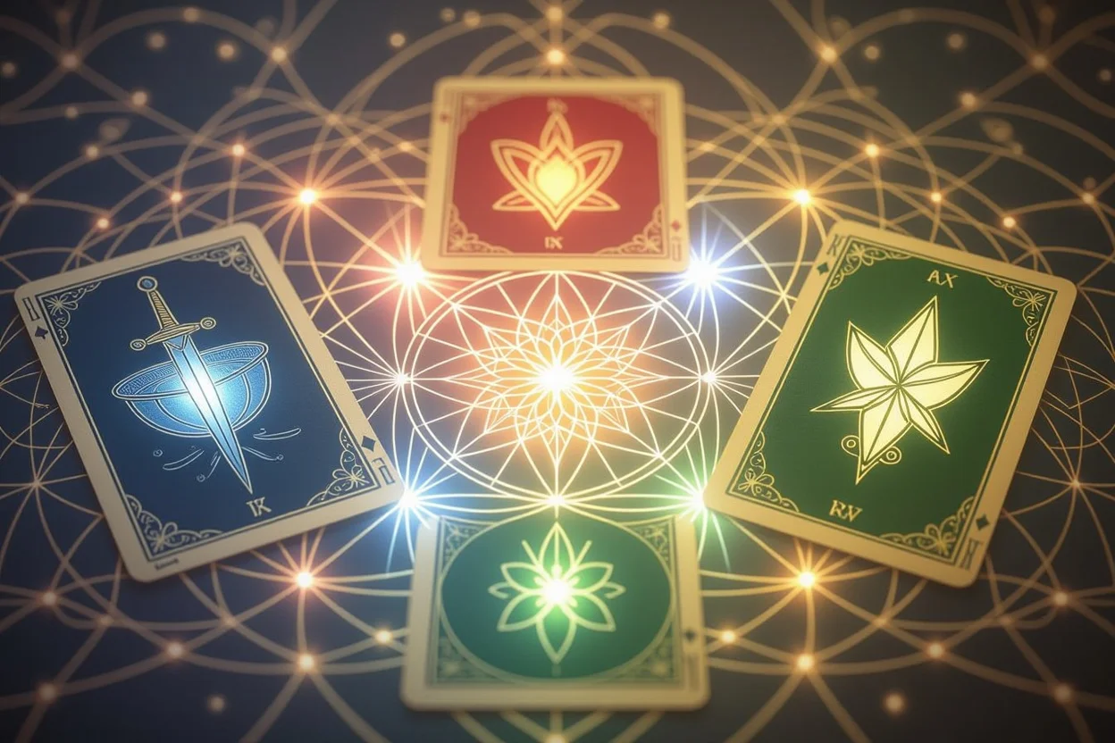恋愛成長に導くマイナーアルカナカードの神秘的な配置