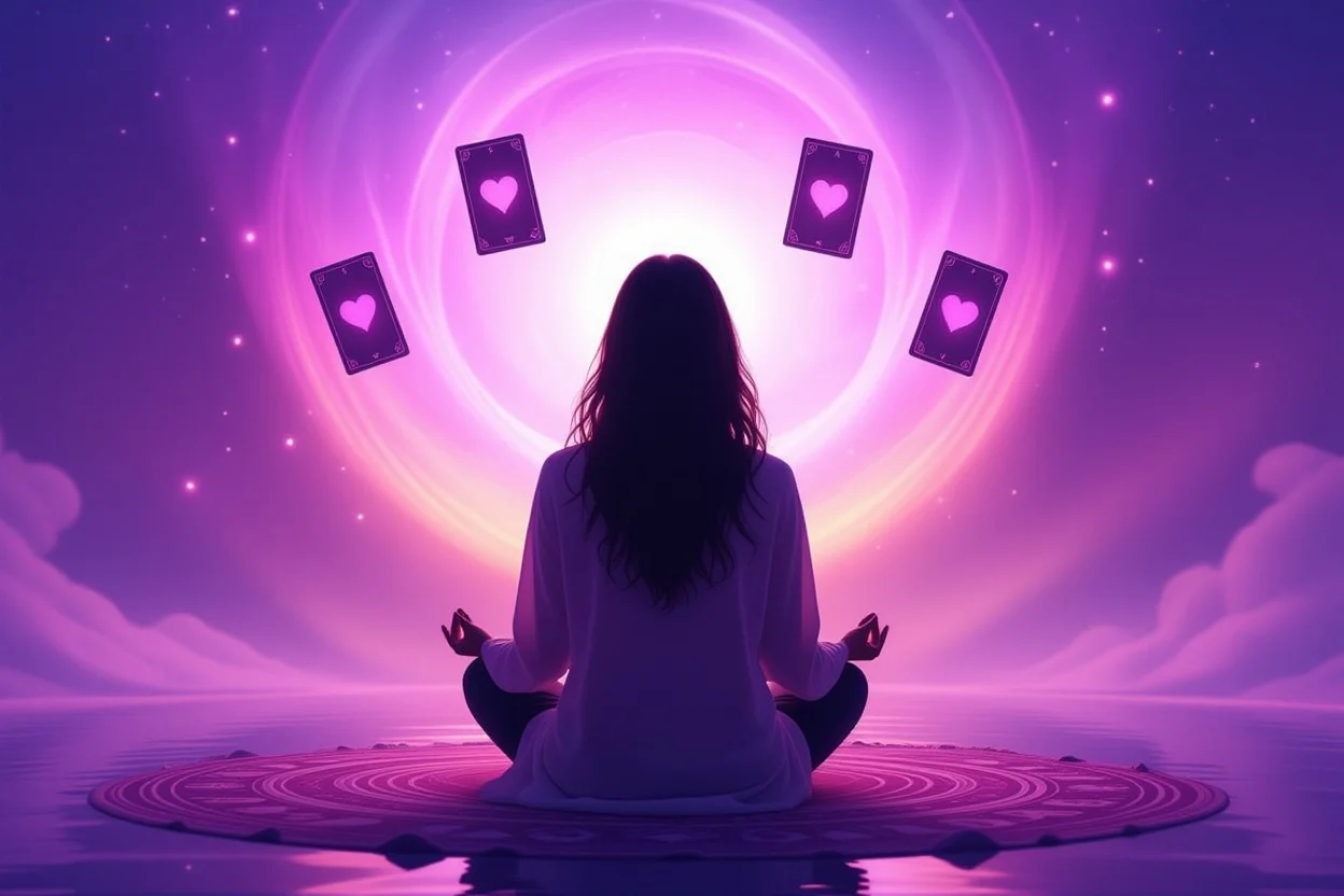 タロットカードを使った恋愛の内面的な自己反省と現状把握