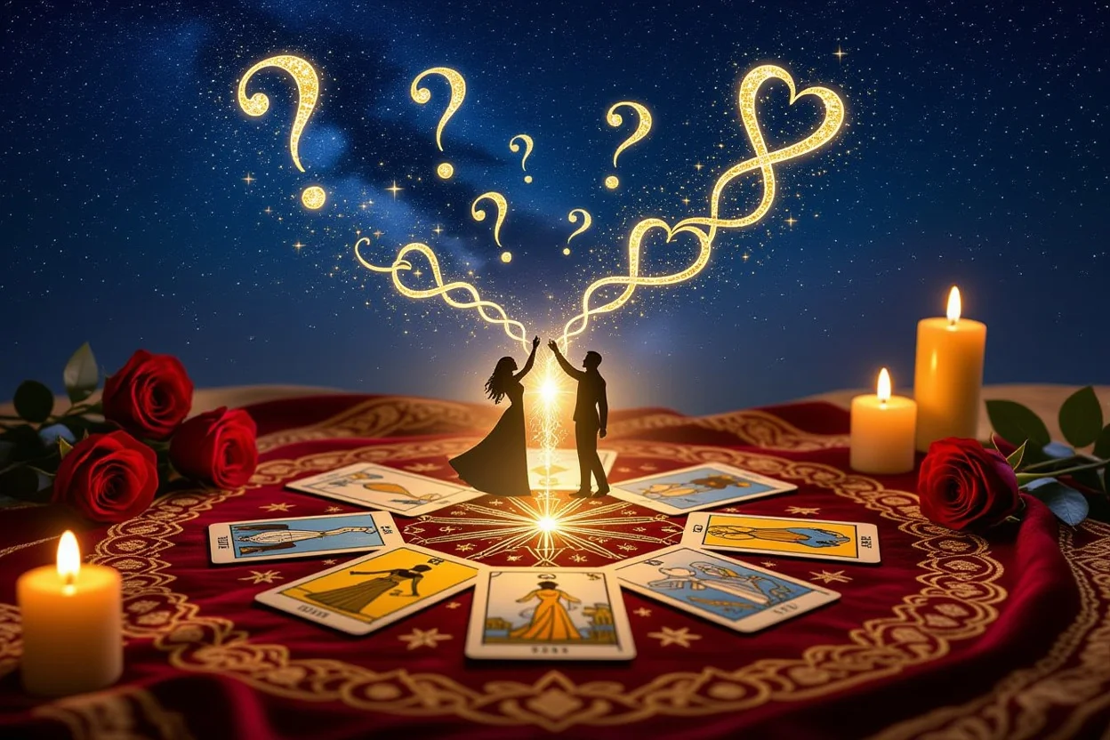 恋愛の悩みに光を灯すタロット占いの神秘的で質問重視のアプローチ