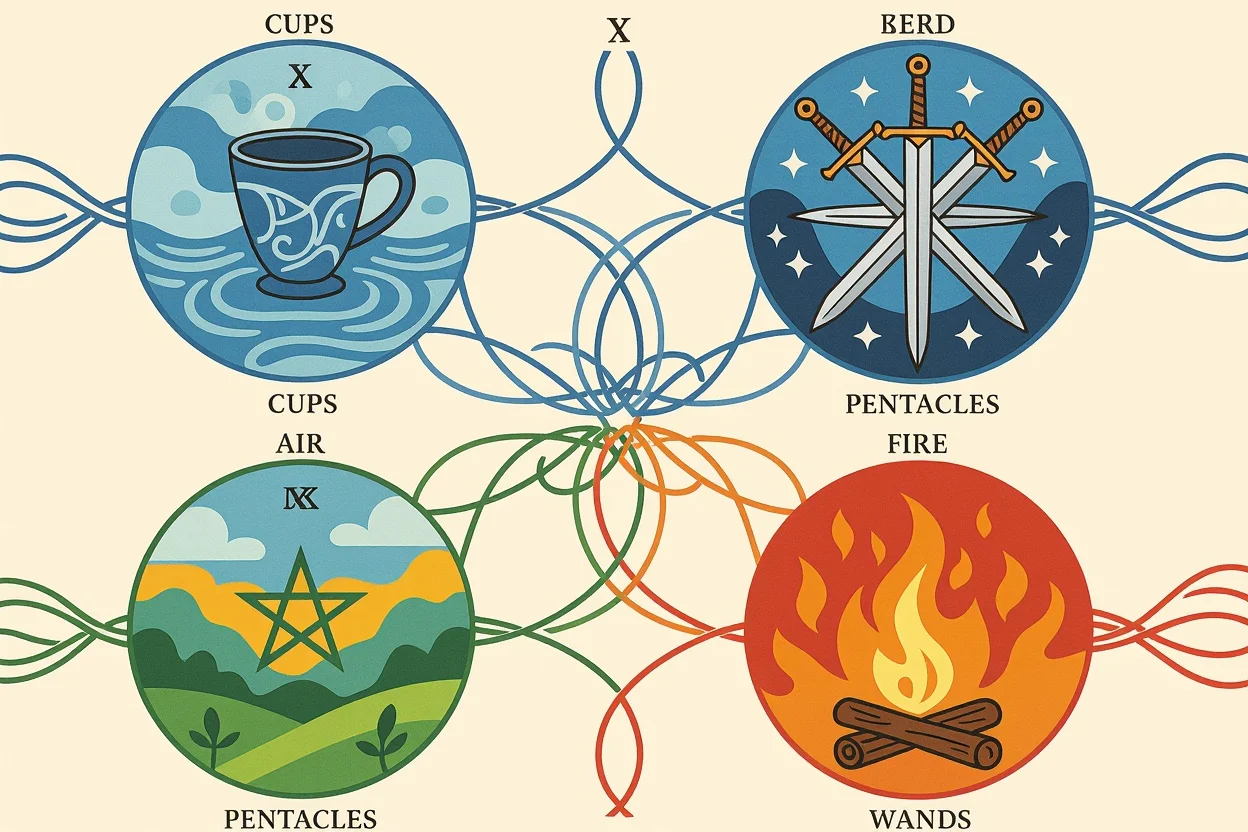 4つのスートが表す恋愛関係の心理的メカニズム