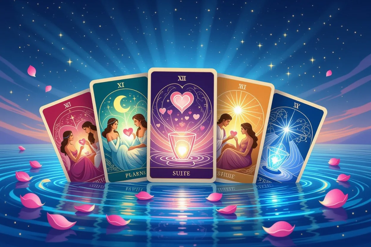 カップのスートタロットカード・恋愛感情と人間関係を象徴するカード群