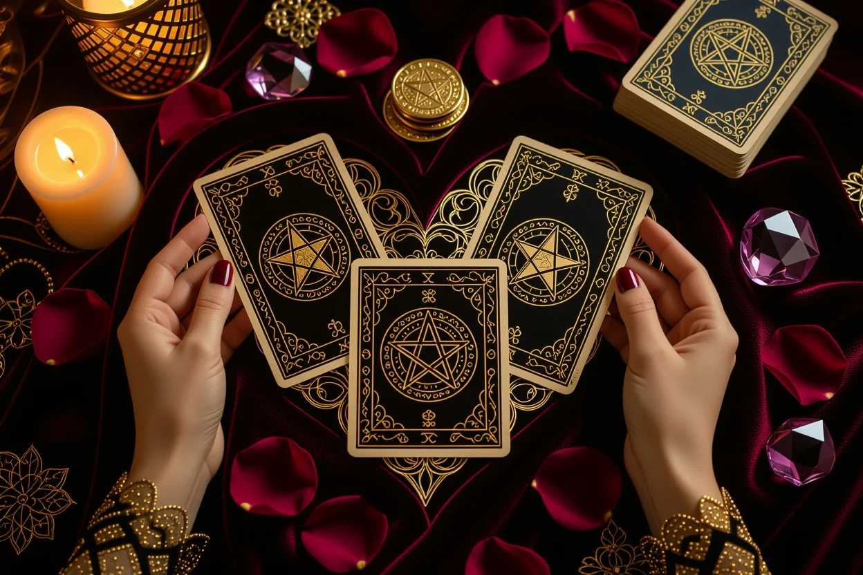 恋愛タロット・ペンタクルスートで長続きする恋の秘訣を占う神秘的なカード