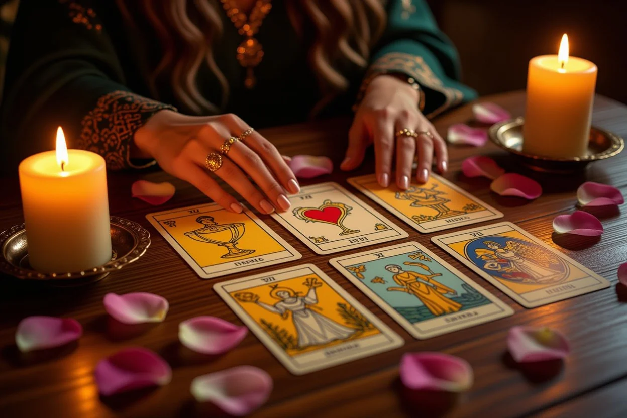 恋愛タロットカード占いでカップとペンタクルのスートが示す続く愛の心理学