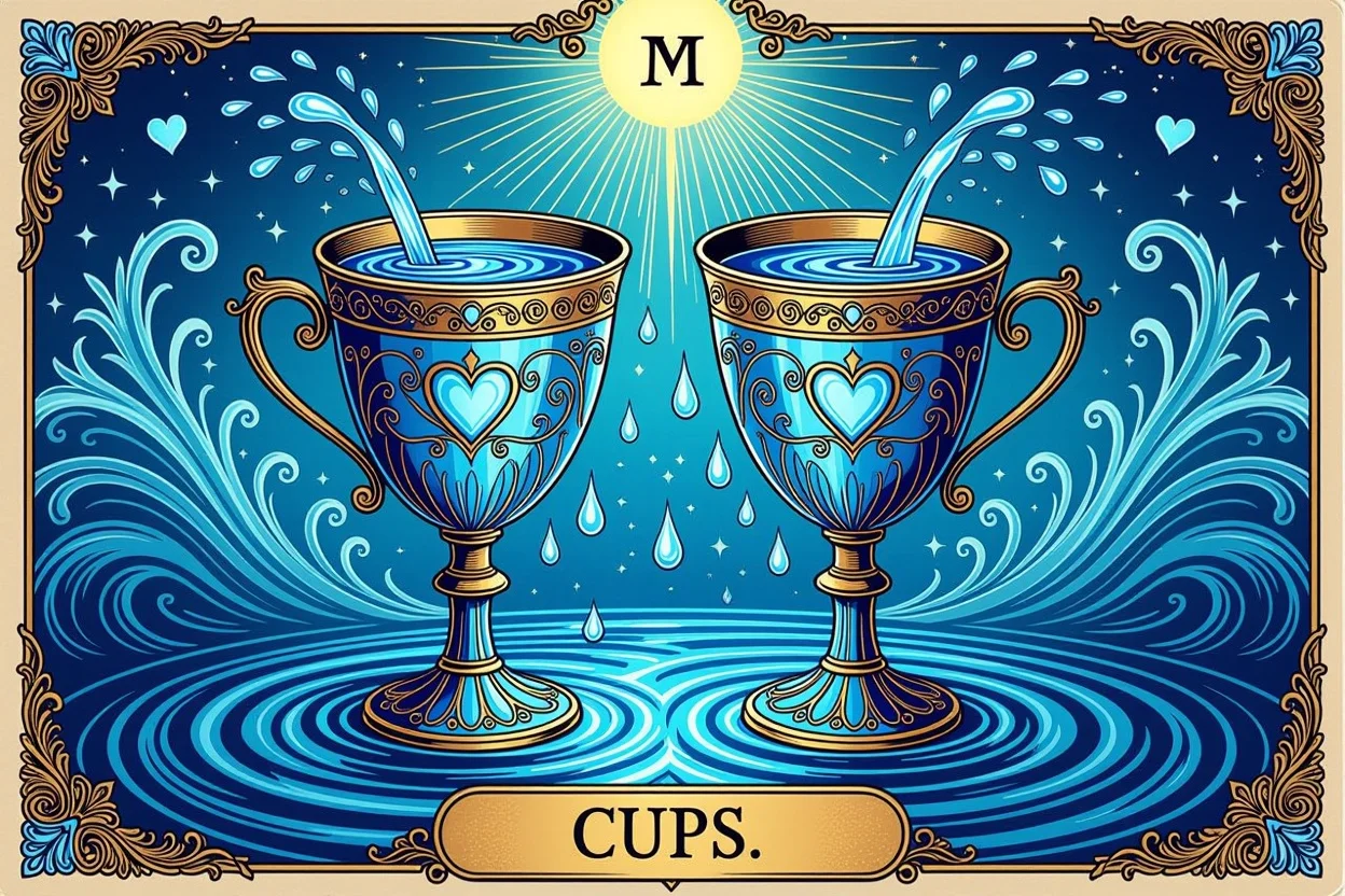 タロットカップスート・感情・恋愛の象徴・神秘的なカップ・愛情表現