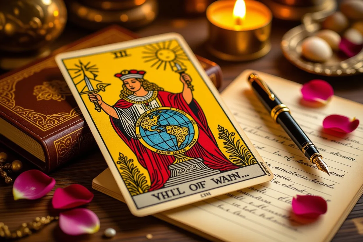 ワンドの2のタロットカード、恋愛における計画と未来への展望を象徴