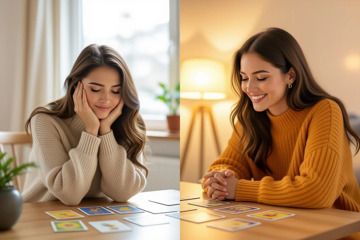 タロット占いで恋愛現実が変わるビフォーアフター、具体的な行動による変化