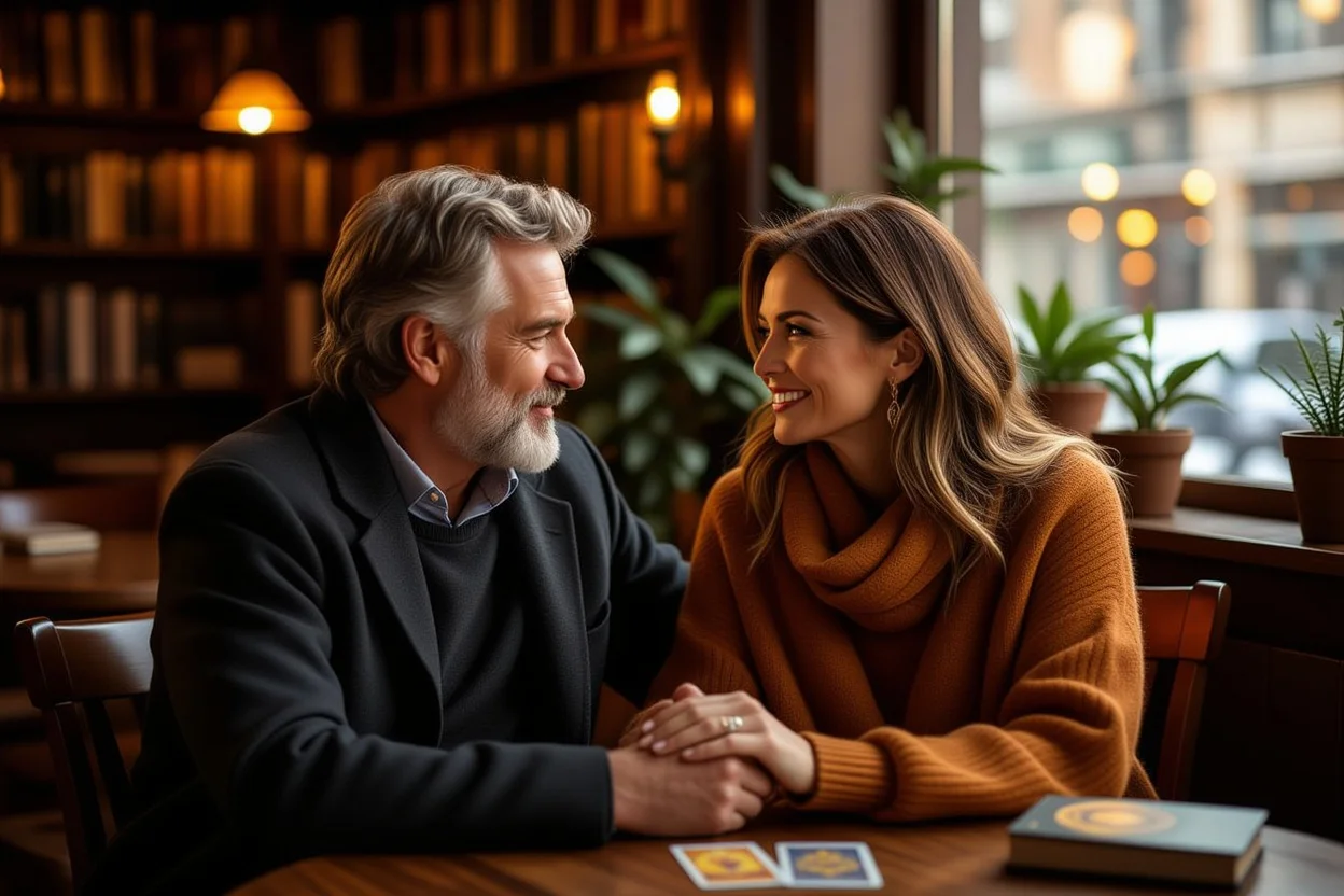 成熟した大人のカップルの深いつながりと理解