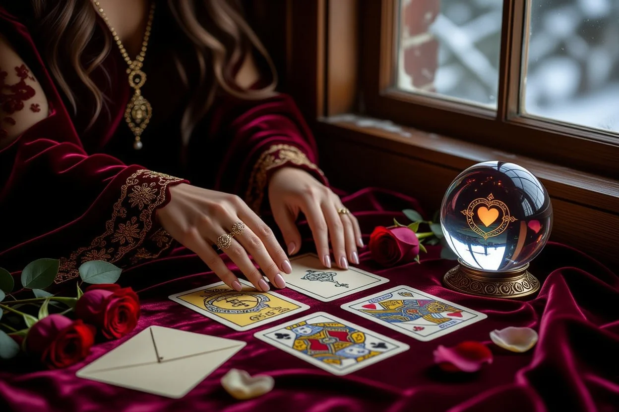 プロのタロット占い師・恋愛相談・マイナーアルカナ・月光・神秘的な雰囲気