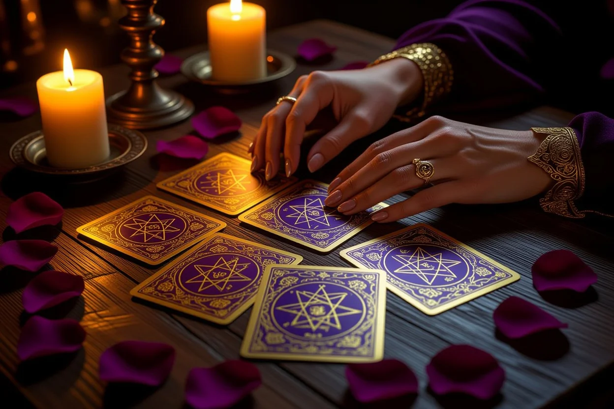 恋愛タロット占いでペンタクルのカードを使った安定した恋愛関係の読み解き