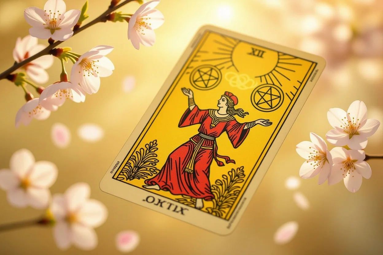 ペンタクルの2のタロットカードによる恋愛のバランスと安定性の象徴