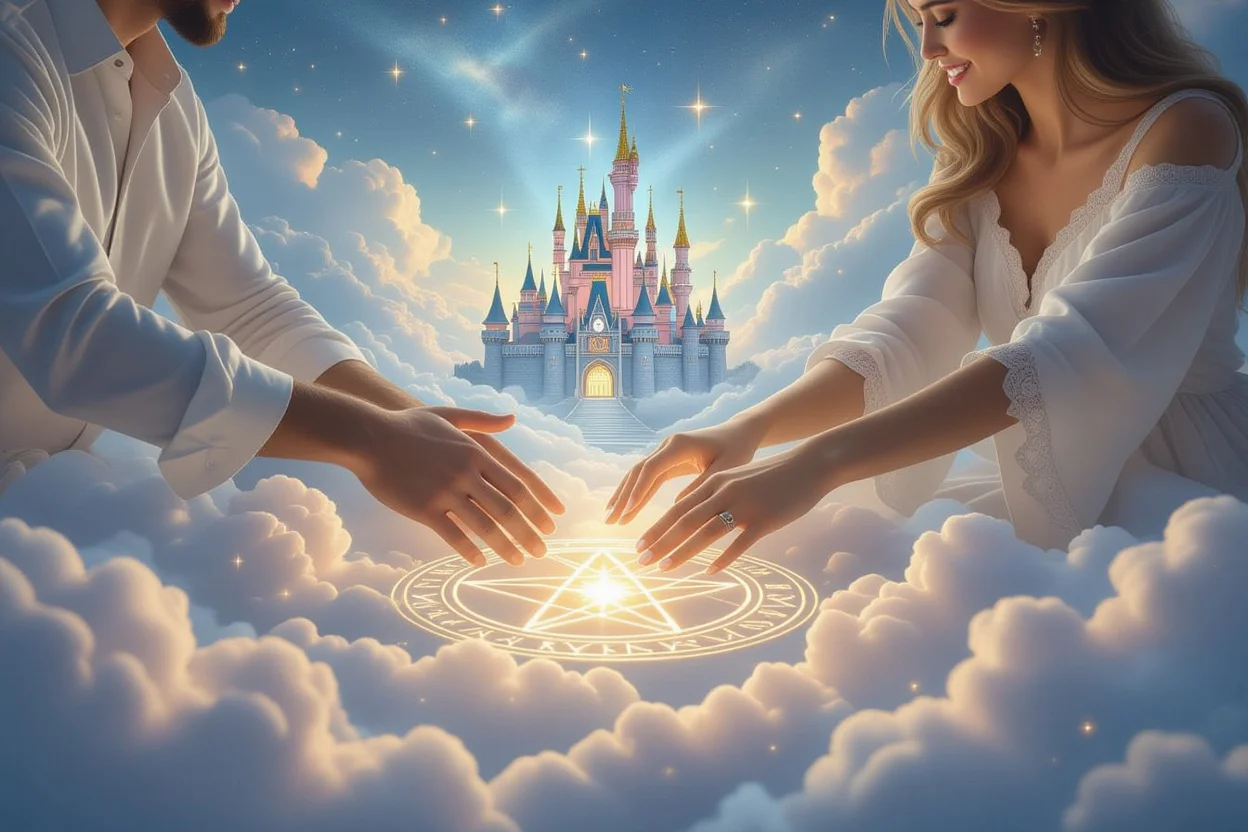 カップルが築く強固な愛の基盤とペンタクルの象徴