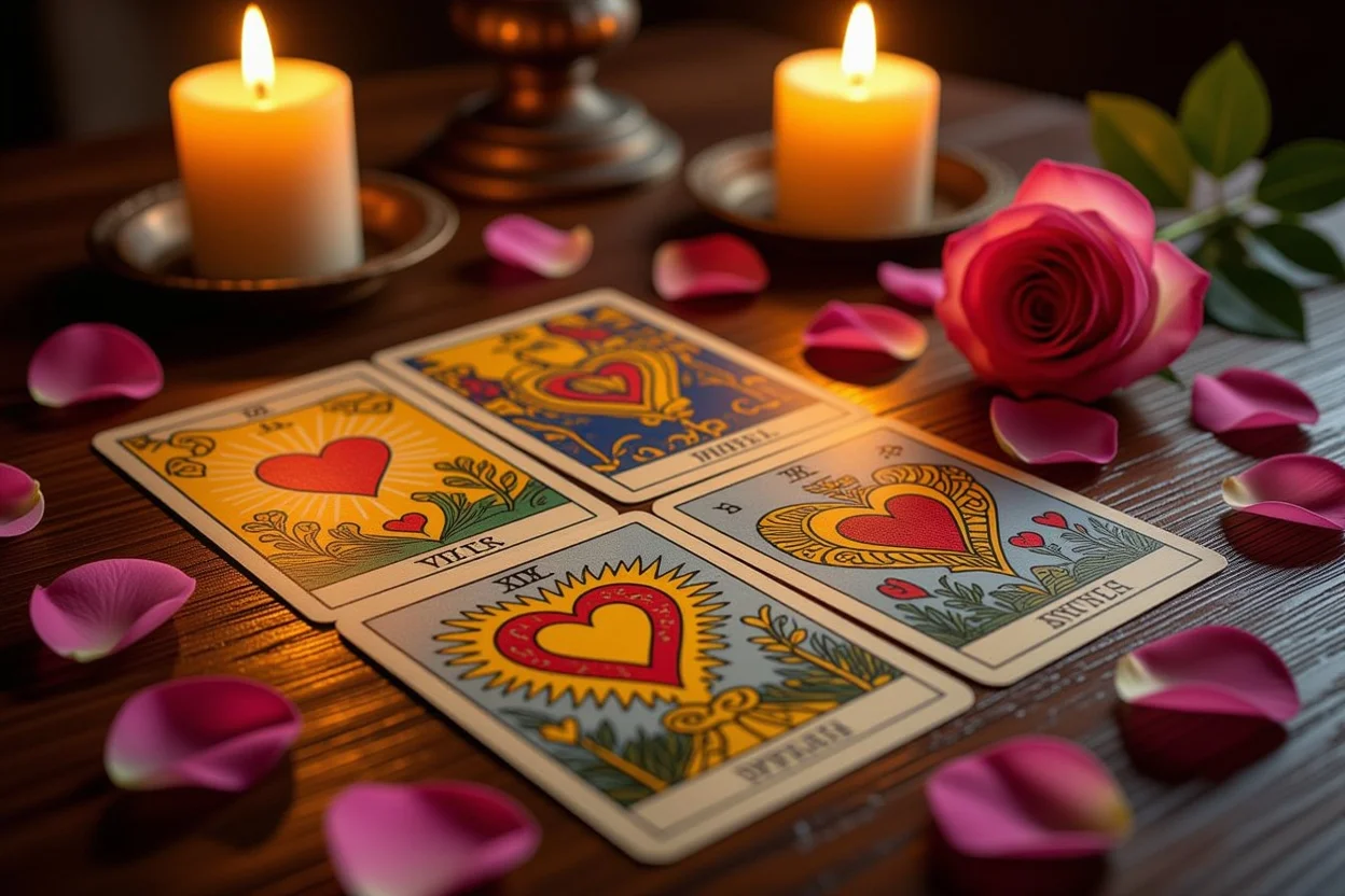 恋愛タロットカードスプレッド・ロマンチックな占い・愛の運勢