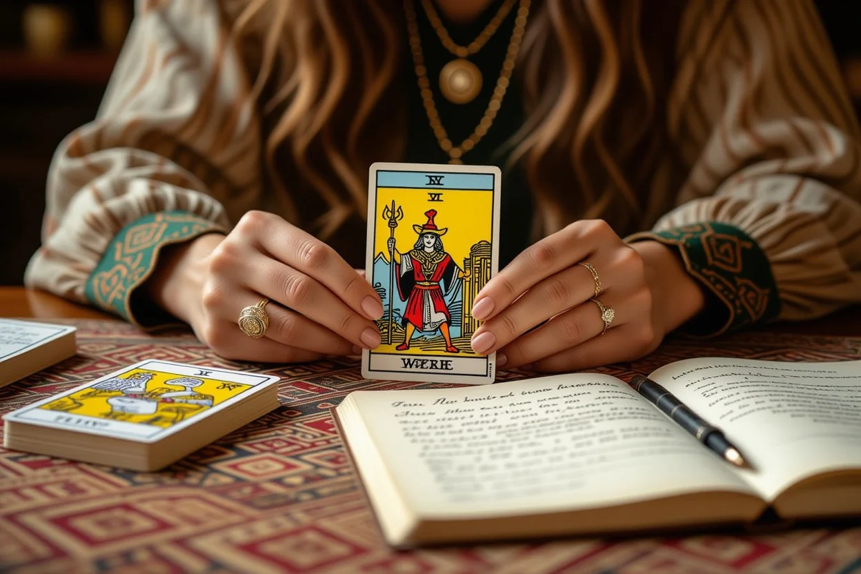 タロットカード実践・恋愛アドバイス・ワンドの7カード・行動計画