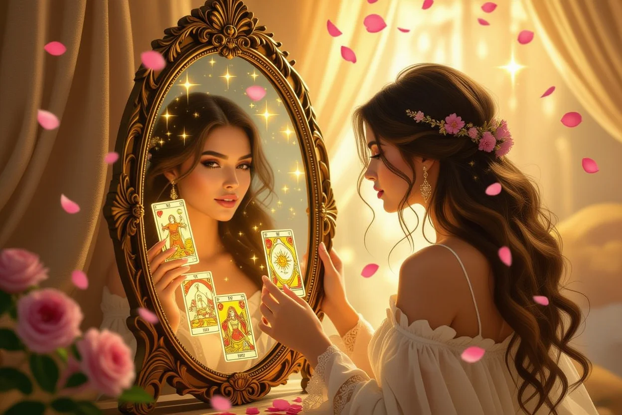 タロットで隠れた魅力を発見する女性の自己愛と内面の美しさ
