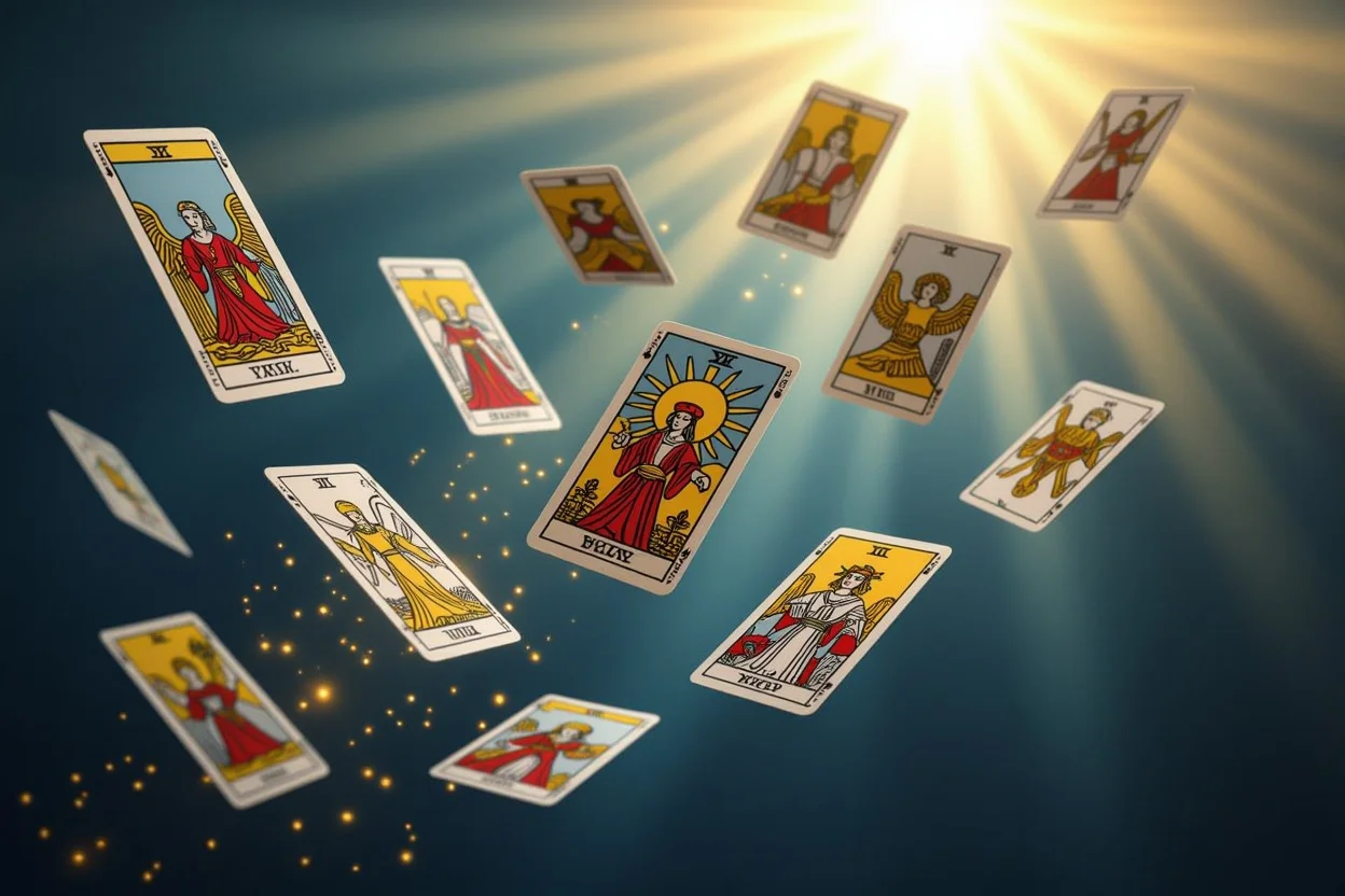 恋愛タロット変容・関係性の課題から解決策への転換を示すカード