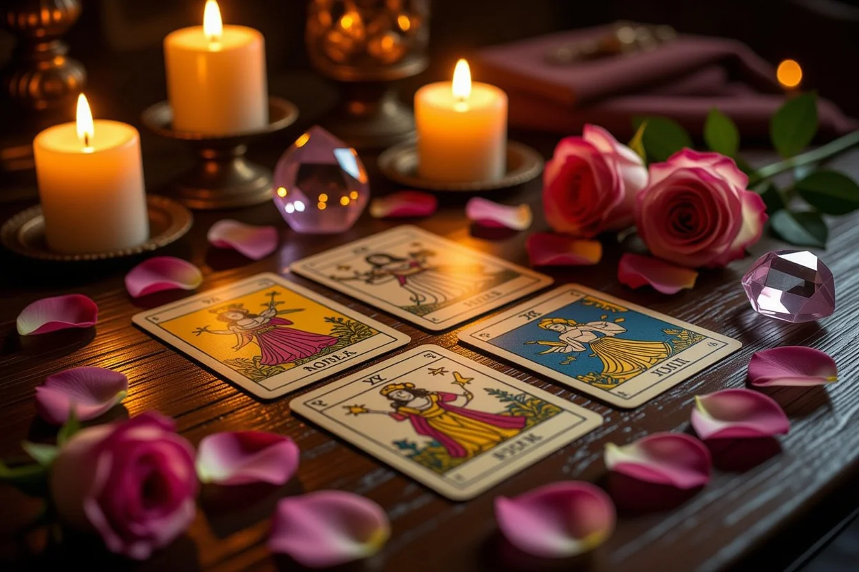 恋愛タロットカード占いのマイナーアルカナ・カップのスプレッド