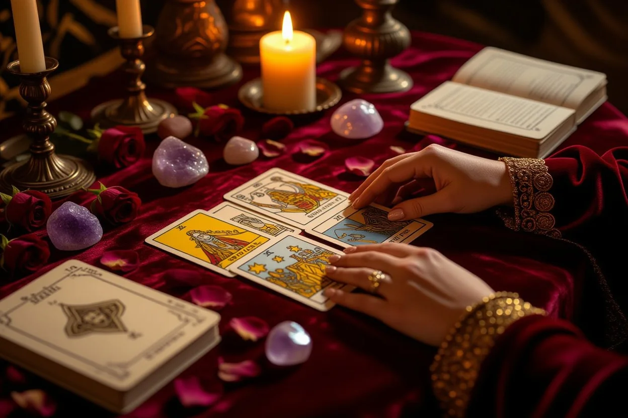 恋愛の悩みを解決する深い内省のタロットリーディング