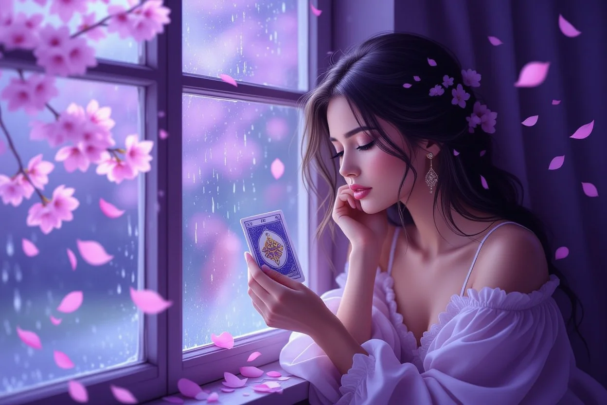 進展しない恋愛の悩みを表現したタロット占いのイメージ