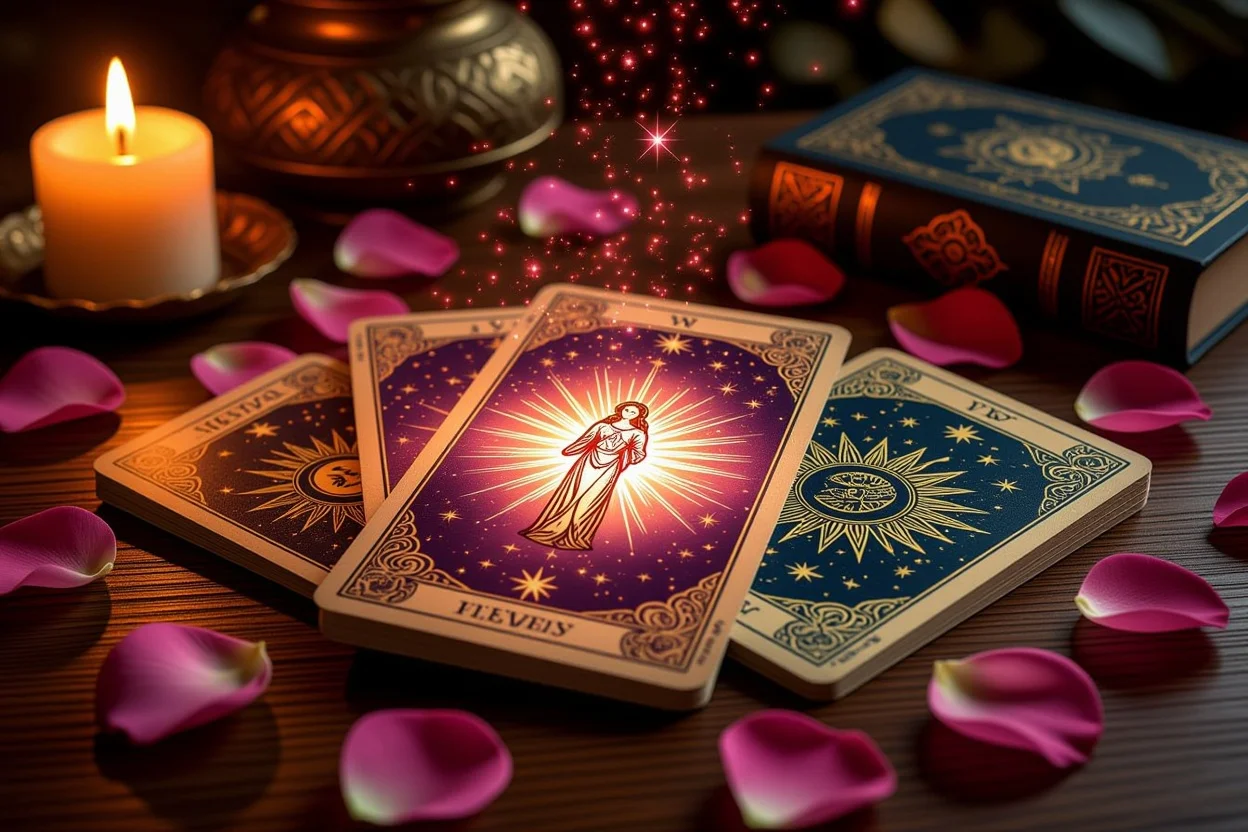 恋愛タロットカード占い - 愛の運命を読み解く神秘的なカードスプレッド