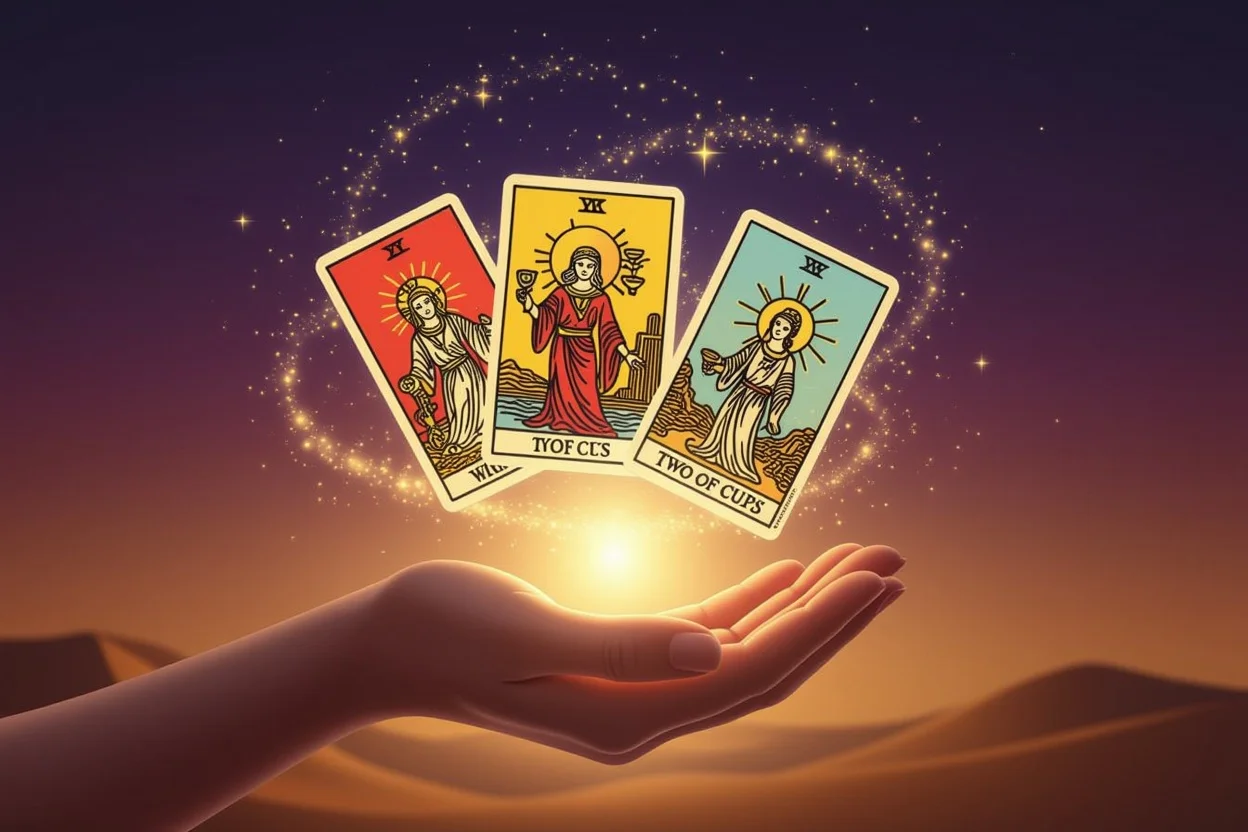 成熟した関係性を育むタロットカードの洞察 - 浮遊する恋愛カード