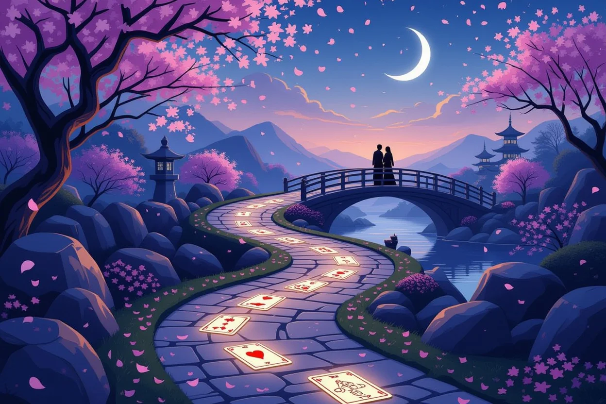 成熟した恋愛の道のり - タロットカードが導く大人の恋愛ジャーニーのイメージ