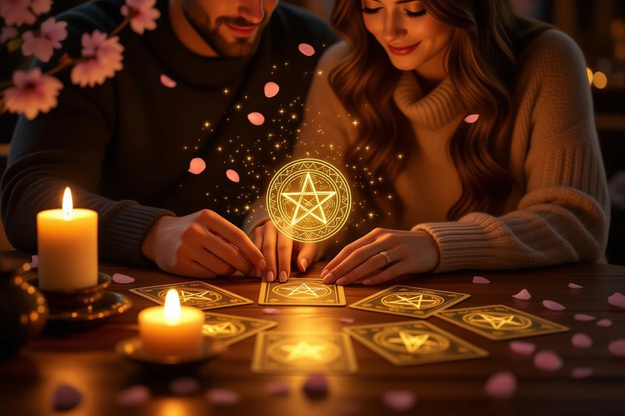 カップル タロット占い 安定した恋愛関係 ペンタクル 長続きする愛