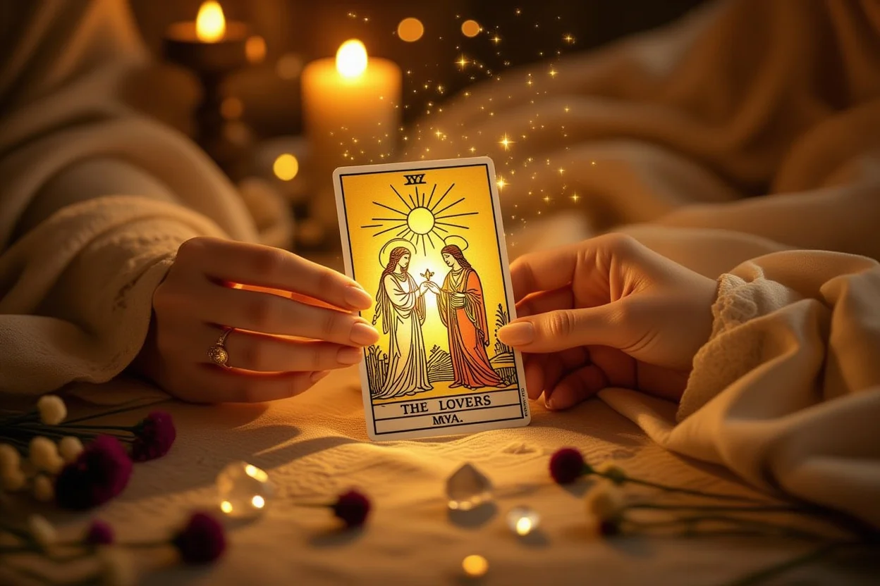 タロット恋愛占い - 恋人カードによる関係改善のガイダンス