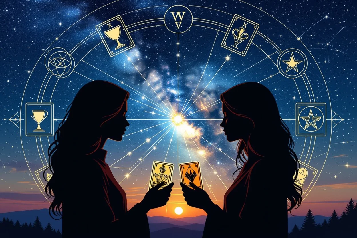 タロットカードで表現された恋愛関係の深層心理と感情のつながり