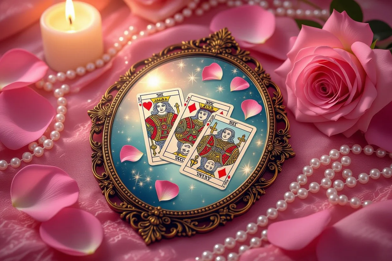 心の鏡としてのタロット・恋愛における自己理解と内面の輝き