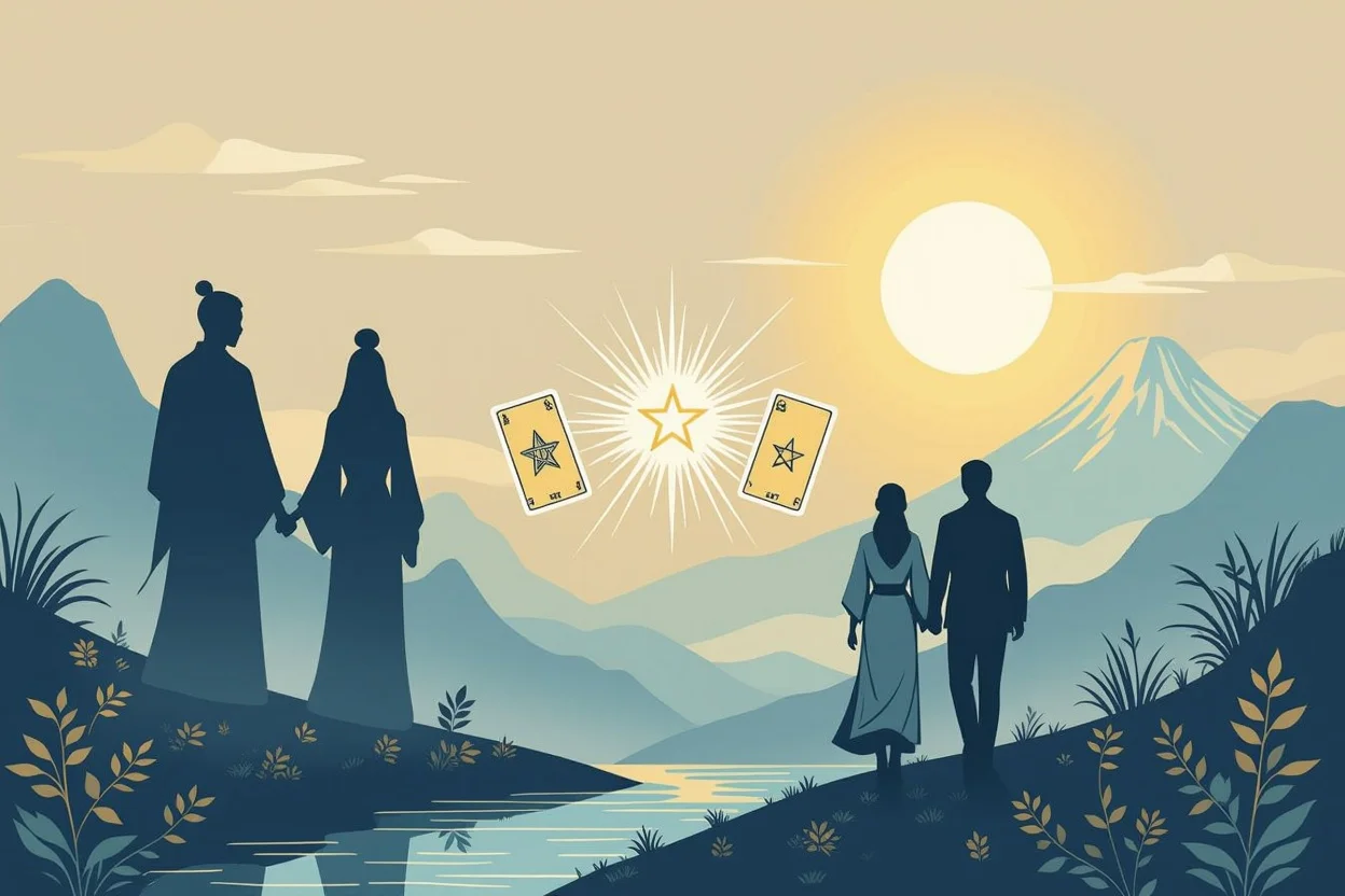 タロットで見る恋愛の未来、過去のパターンから安定した関係への成長