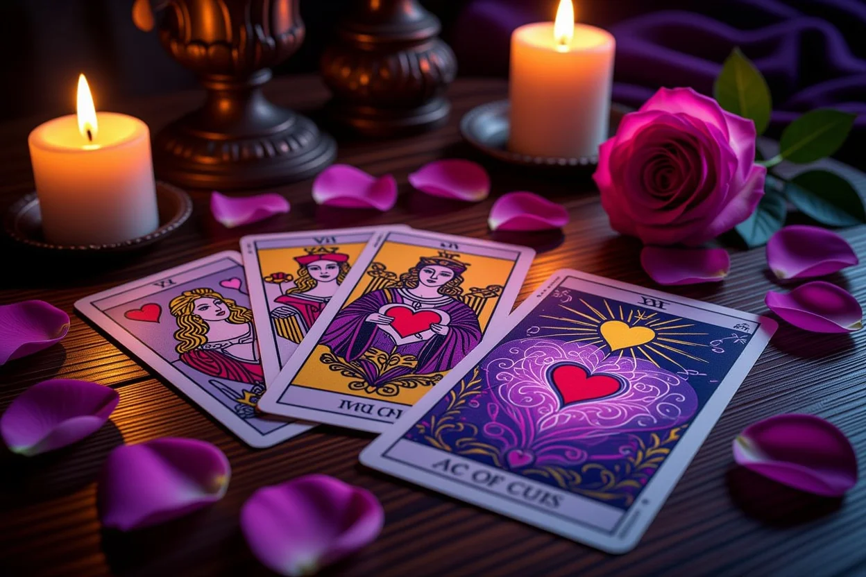 恋愛タロットカードスプレッド・停滞期を乗り越える占い・恋愛運向上