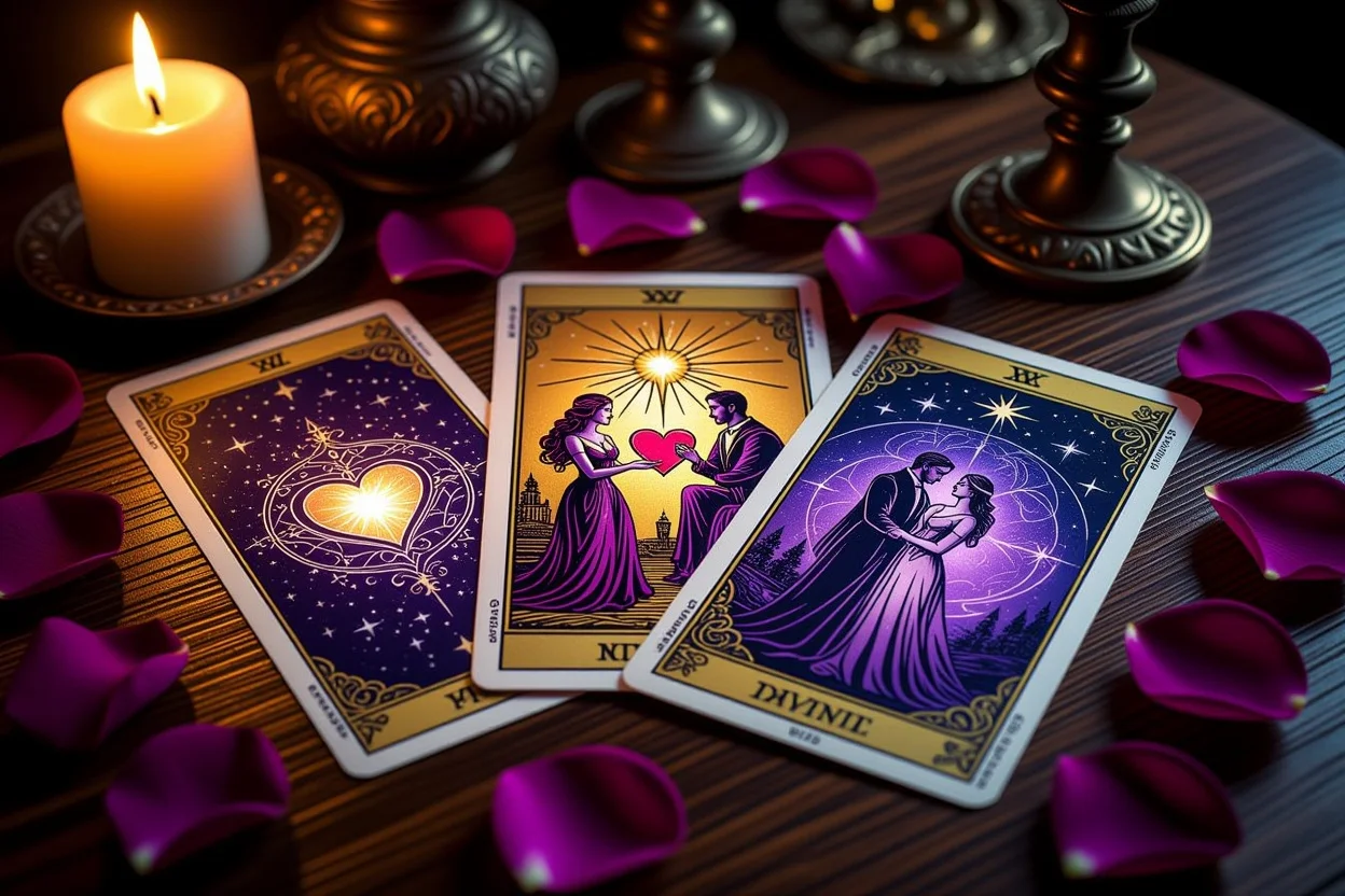 恋愛タロットカードスプレッド・彼の本音を占う3枚のカード