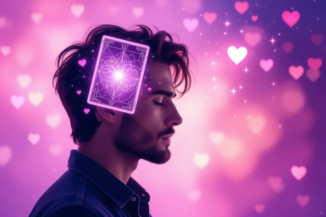 男性の隠れた本音と願望を示すタロット占いのイメージ