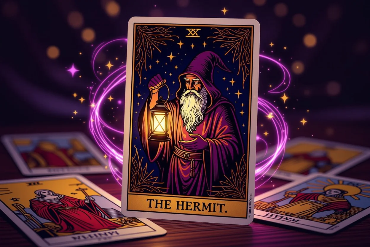 隠者のタロットカード・自己発見・恋愛の内面的探求