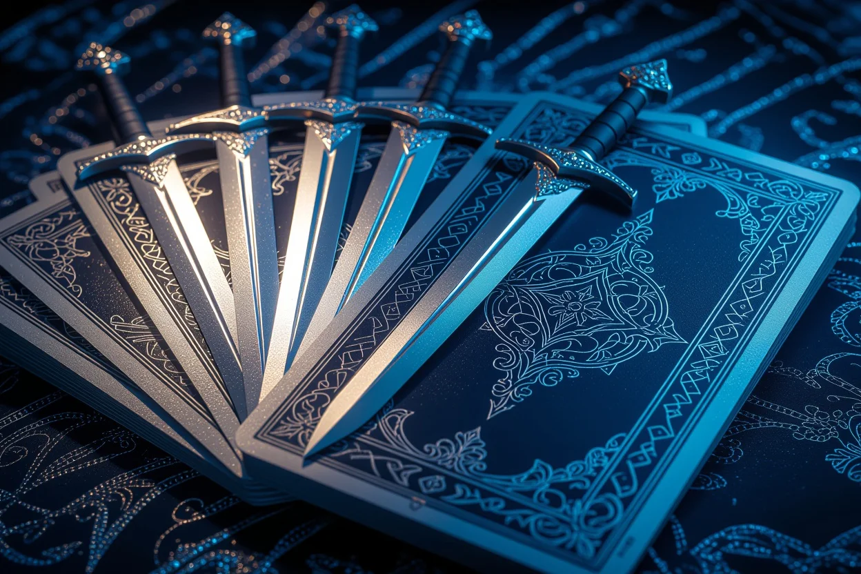 ソードのスートのタロットカード - 恋愛における理性と真実を表すカード