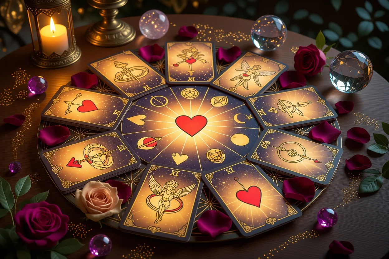 恋愛運を占うタロットカードスプレッド・結婚や恋愛成就の占い