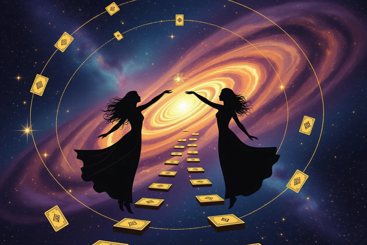 運命の愛を引き寄せる宇宙的な繋がり・タロットが示す愛の道筋