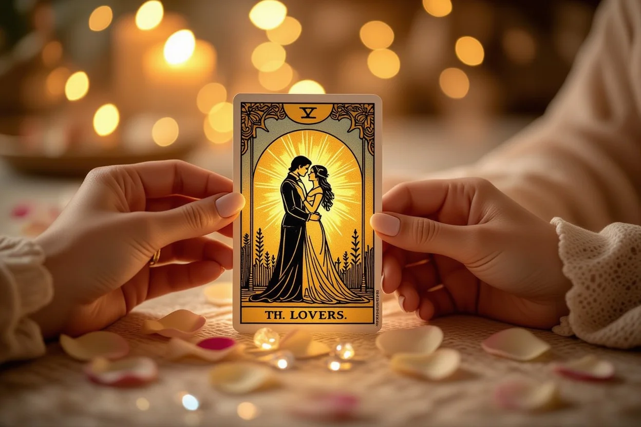 彼の真実の気持ちを明かす恋愛タロットカードの神秘的な力