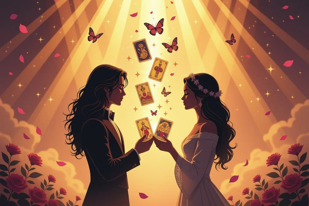 相手の隠された本音と真実を見抜くタロット占いのイメージ