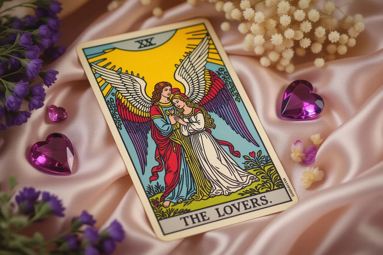 恋人のタロットカード - 愛と運命を象徴する神秘的なカードの詳細