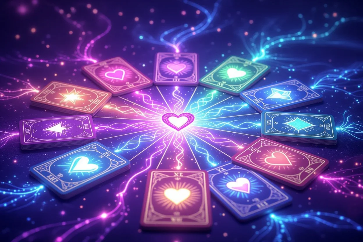 恋愛の未来を示すタロットカードスプレッドと運命の可能性