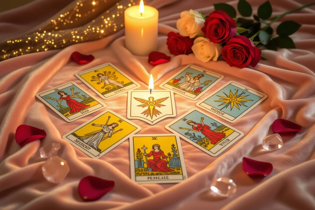 恋愛タロット占いのマイナーアルカナカードスプレッド