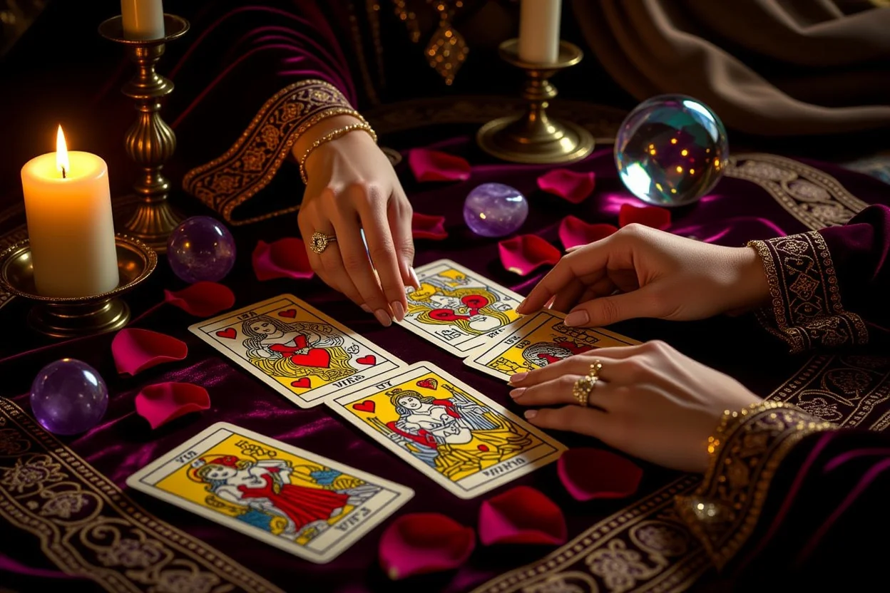 恋愛タロット占い・カードリーディング・神秘的な雰囲気