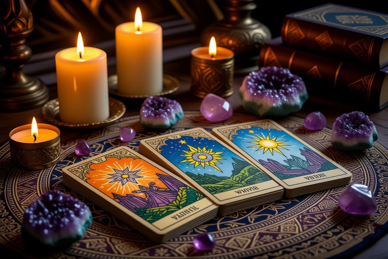 ロマンチックなタロット占いの設定