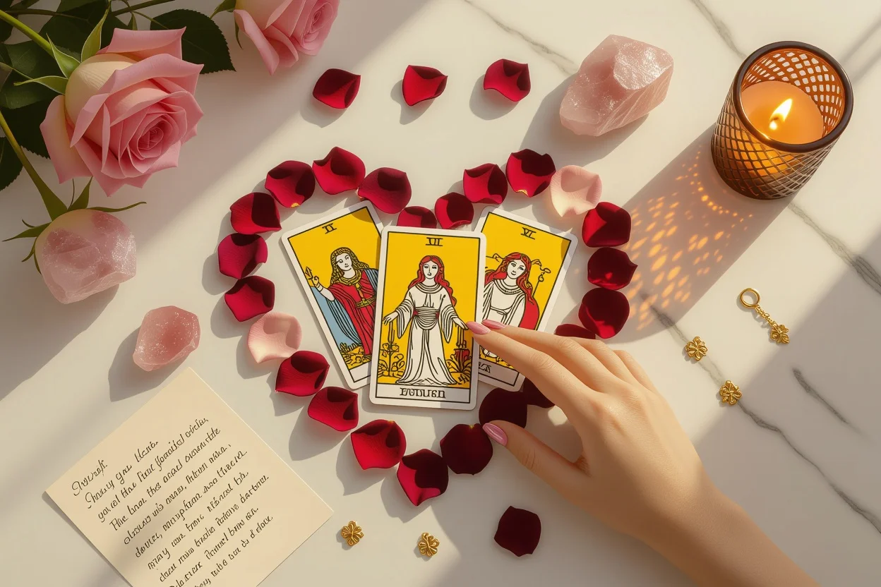恋愛運アップのためのタロット占いと引き寄せの儀式