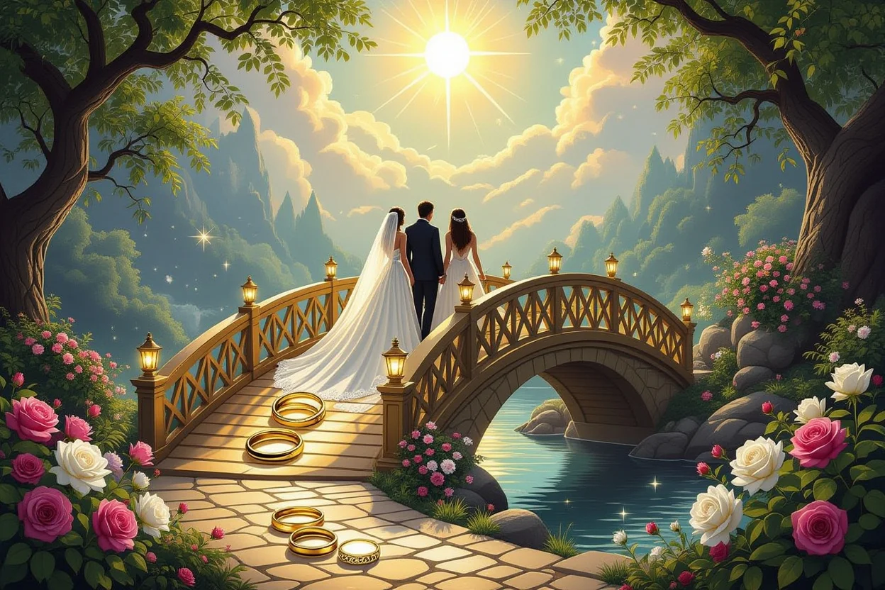 結婚への道筋を示すタロット占い・運命の導き・恋愛成就