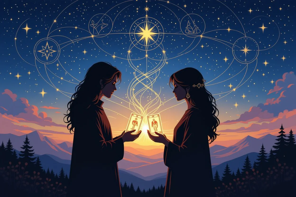 タロットで読み解く恋人同士の心の繋がりと本音